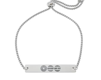 BTS Arirang Engraved Bar Bracelet