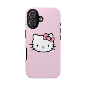 pink Hello Kitty Phone Case | Tough Case, Pink Cute Kawaii image 1