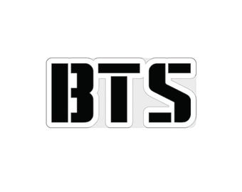BTS Logo Die-Cut Sticker | K-Pop Band Sticker