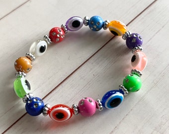 Evil Eye Beaded Bracelet ...