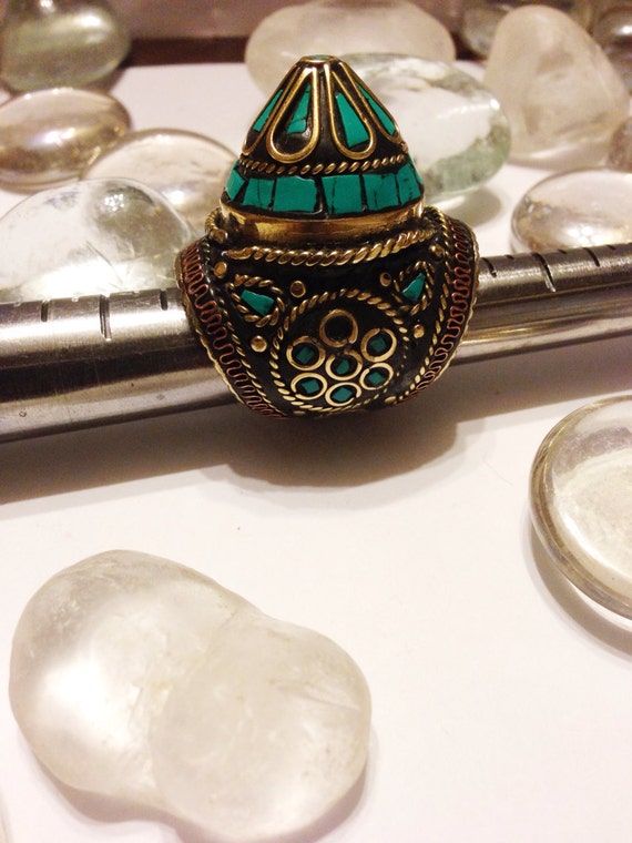 Beautiful Bold Vintage Ring... - image 5