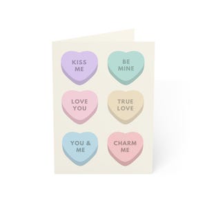 Valentine&#39;s Day Greeting Cards, Colorful Love Cards, Anniversary Cards, Relationship Celebration, Gift for Partner, Set of Cards