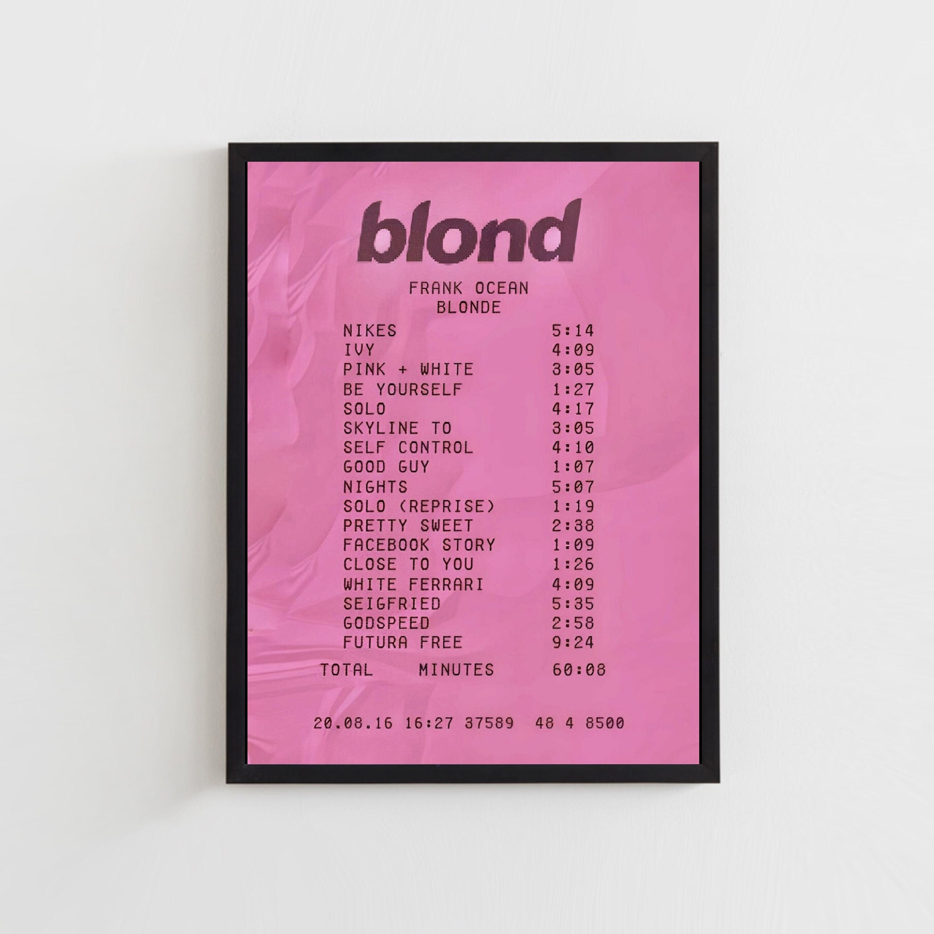 Frank ocean receipt hoodie hotsell