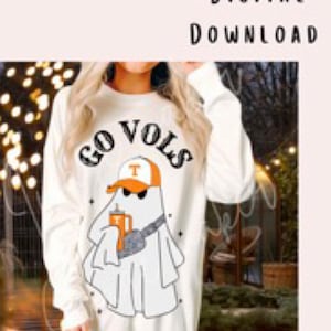 Tennessee Go Vols Trendy Ghost Spooky Season College Football Vrijwilligers Stanley Cup-heuptas, png-bestand UT Knoxville