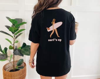 Surf's Up T-Shirt - Surfer Shirt, Surfing Shirt, Ocean Lover Shirt, Gift for Surfer