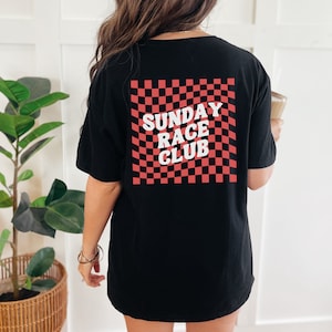 Sunday Race Club T-Shirt - Retro Style