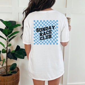 Sunday Race Club T-Shirt - Retro Style