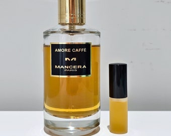 Eau de parfum Mancera Amore Caffe EDP unisexe 5 ml/10 ml en vaporisateur à décanter / Echantillon / Format voyage