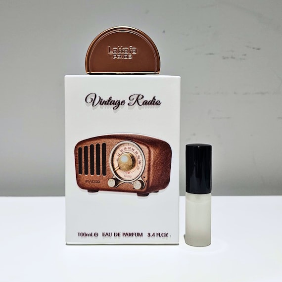 Lattafa Vintage Radio EDP Sample Spray (2ml/5ml/10ml) - Etsy