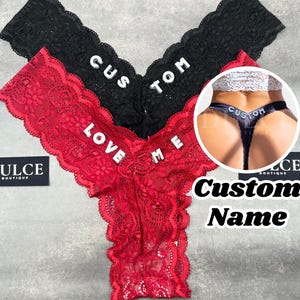 Tanga con nombre, Tanga con nombre personalizado, Tanga con nombre personalizado