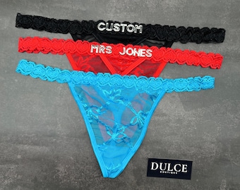 Tangas personalizadas con nombre, tanga con nombre personalizado, tanga con nombre personalizado