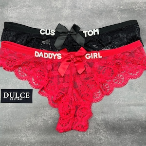 Name Thong, Personalised Name Thong, Custom Name Thong