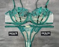 Custom Lingerie, Bra and Panty Set, Custom Name Thong, Personalized Thong, Bridal Lingerie, Anniversary Gifts for Him