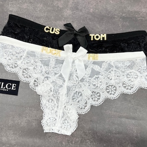 Name Thong, Personalised Name Thong, Custom Name Thong
