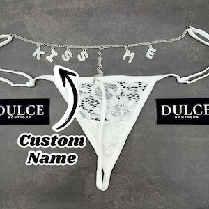 Custom Thong G-string, Personalized Thong With Your Name, Custom Thong, Couple Gift, Gift For Husband, Gift For Boyfriend