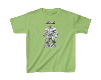 a striking and special t-shirt printed with the powerful and invincible Hulk Kids Heavy Cotton™ Tee