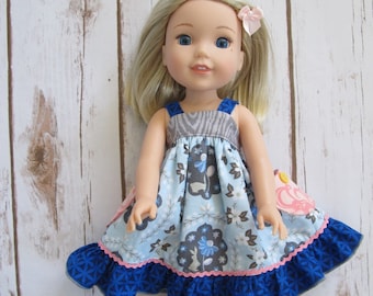 Wellie Wisher Doll Dress Sewing Pattern – Sundress with Pockets (Instant Download)