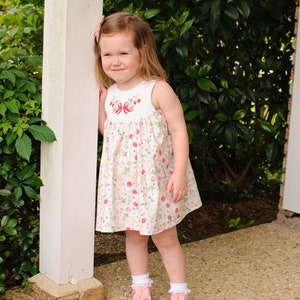 Girls Dress Pattern with Flutter Sleeve Downloadable PDF Sewing Pattern for Girls Dress 1 to 10 years image 6