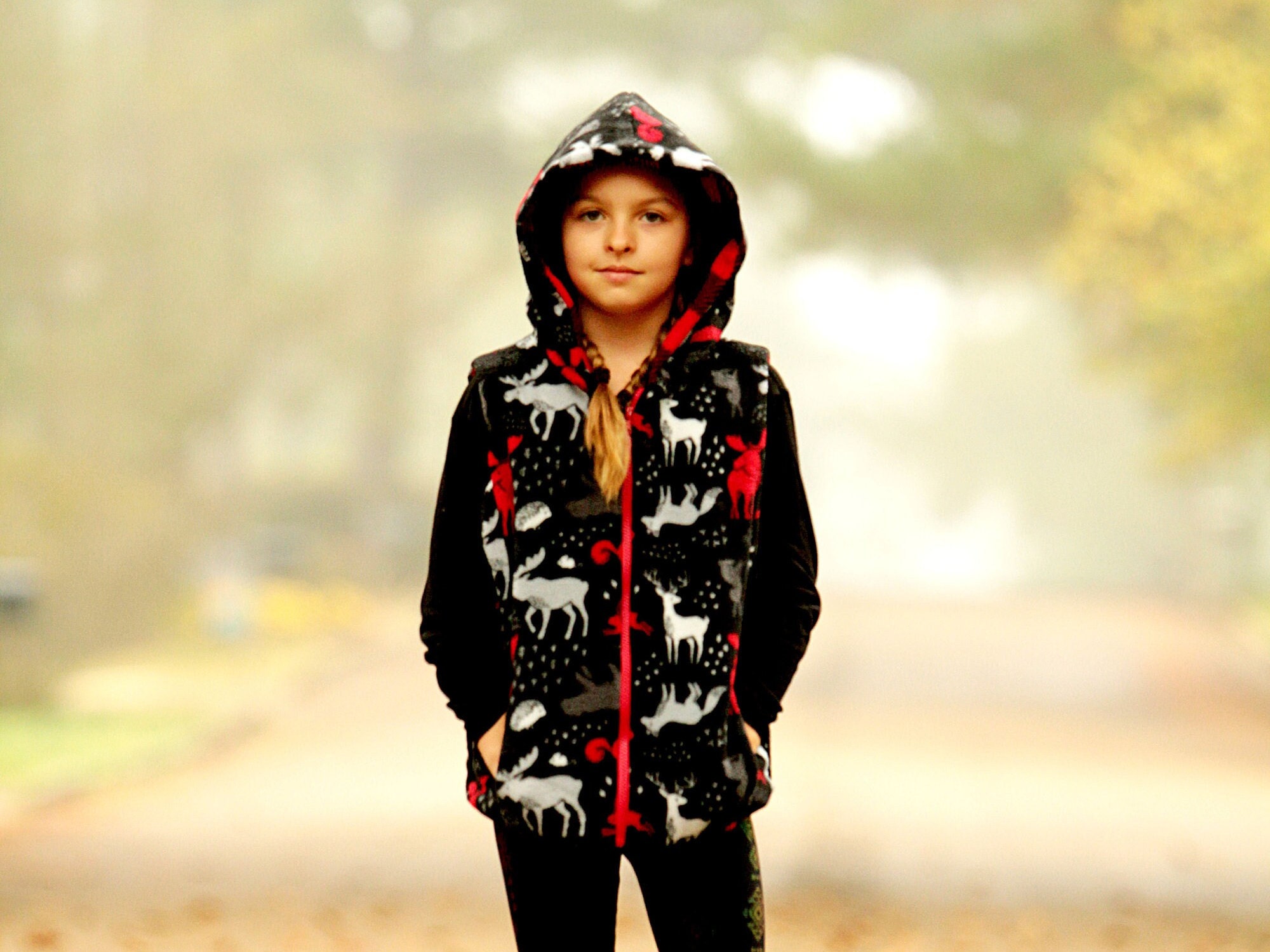 Hoodie Vest Sewing Pattern - How to Sew a Children's Hooded Vest