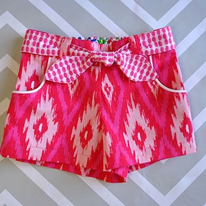 Girls and Boys Shorts and Pants Pattern with Pockets - Downloadable PDF Sewing Pattern