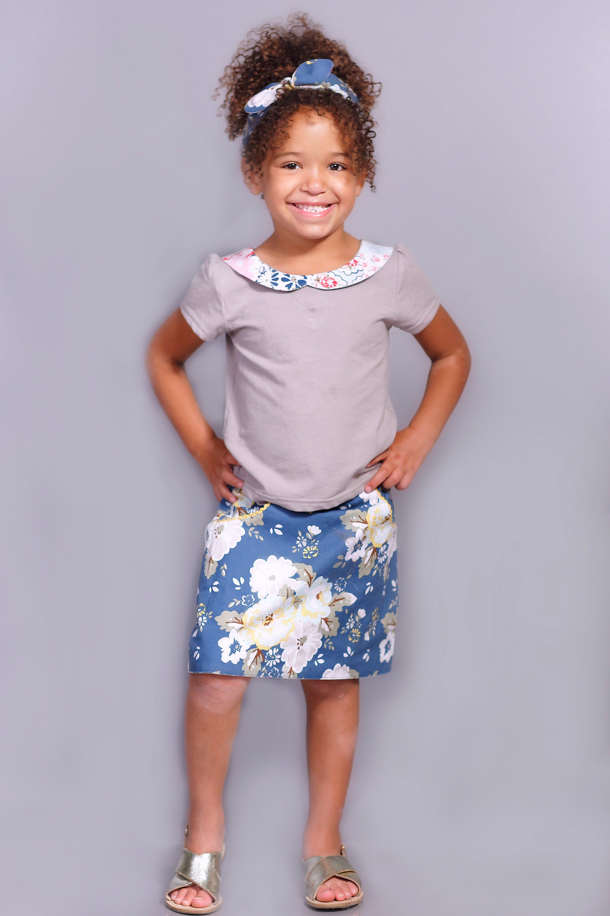 Girls Skirt Pattern PDF Reversible A Line Skirt Sewing - Etsy