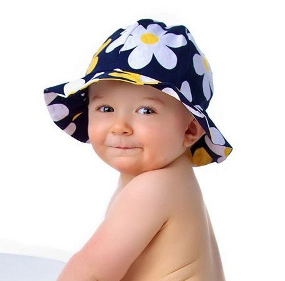 Sun Hat Pattern Baby Toddler Children Reversible PDF Sewing