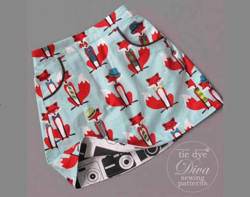 The Potato Chip Skirt Pattern Girls A Line Skirt Pattern With