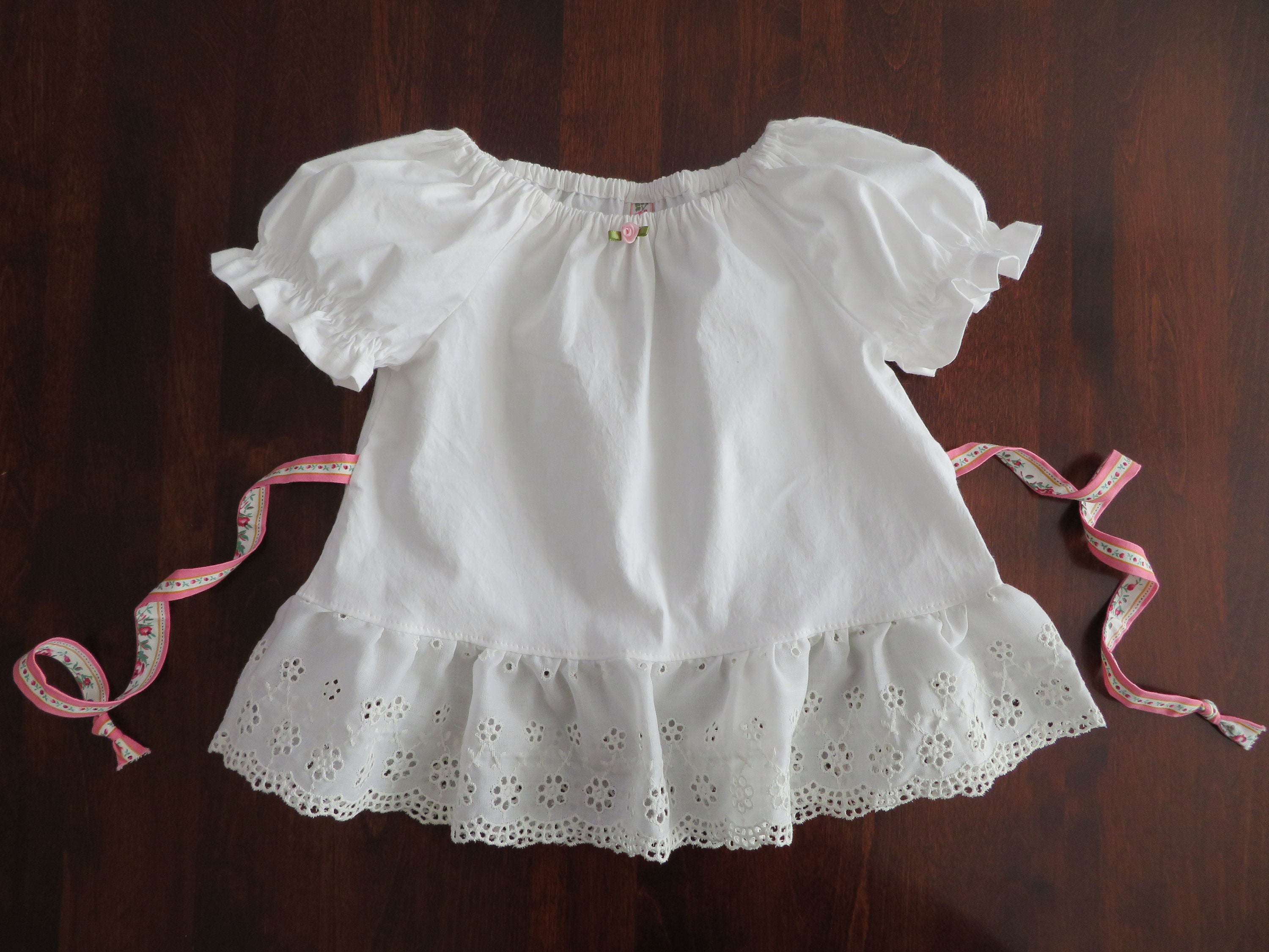 Girl Peasant Top Pattern Long and Short Sleeves Sewing Pattern 1