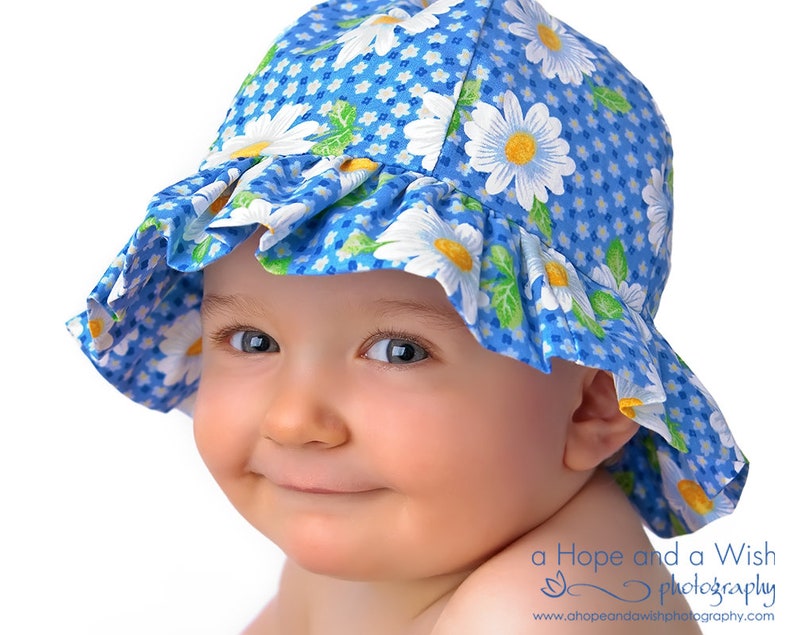 Sun Hat Pattern for baby, boy, girl, children, easy to sew, reversible for Instant Download Digital PDF Sewing Pattern image 5