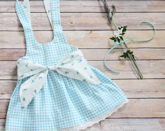 Girls Sun Dress Pattern with Big Bow Sash  - Tie Shoulder Sundress PDF Sewing Pattern - Digital Download