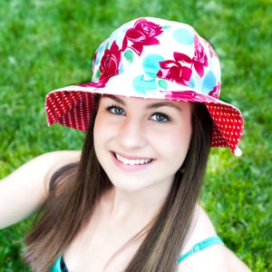 Womens Sun Hat Pattern Sewing Pattern Womens Hat Pattern PDF image 3