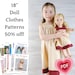 see more listings in the Doll Clothes Patterns section