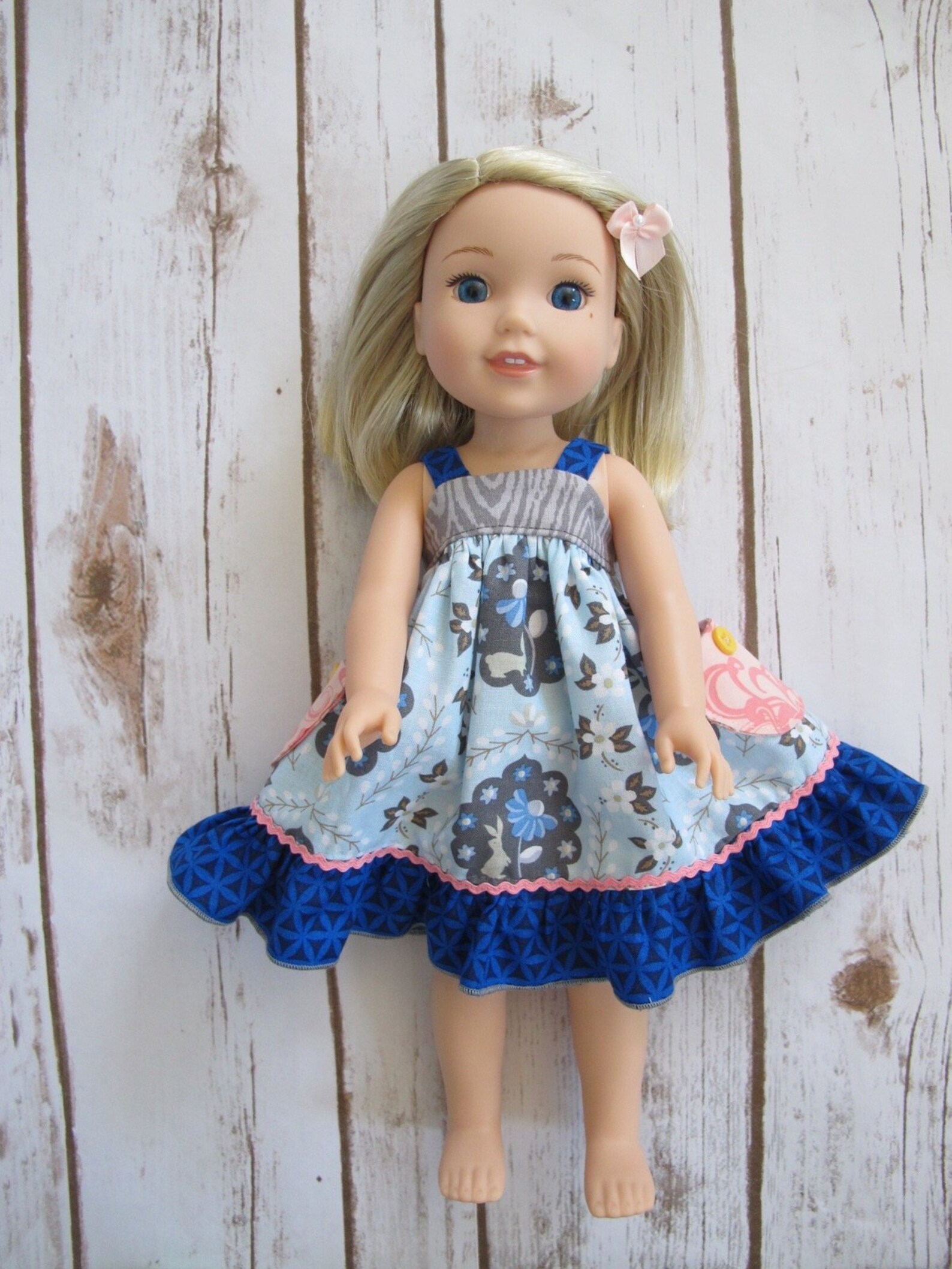 Doll Dress Sewing Pattern Sun Dress With Pockets to Fit Etsy