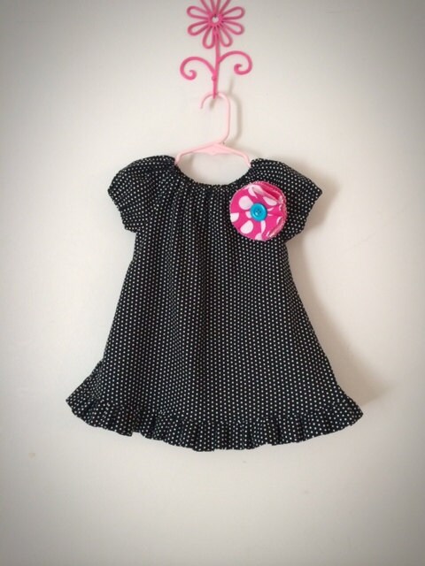 Baby black deals frock design