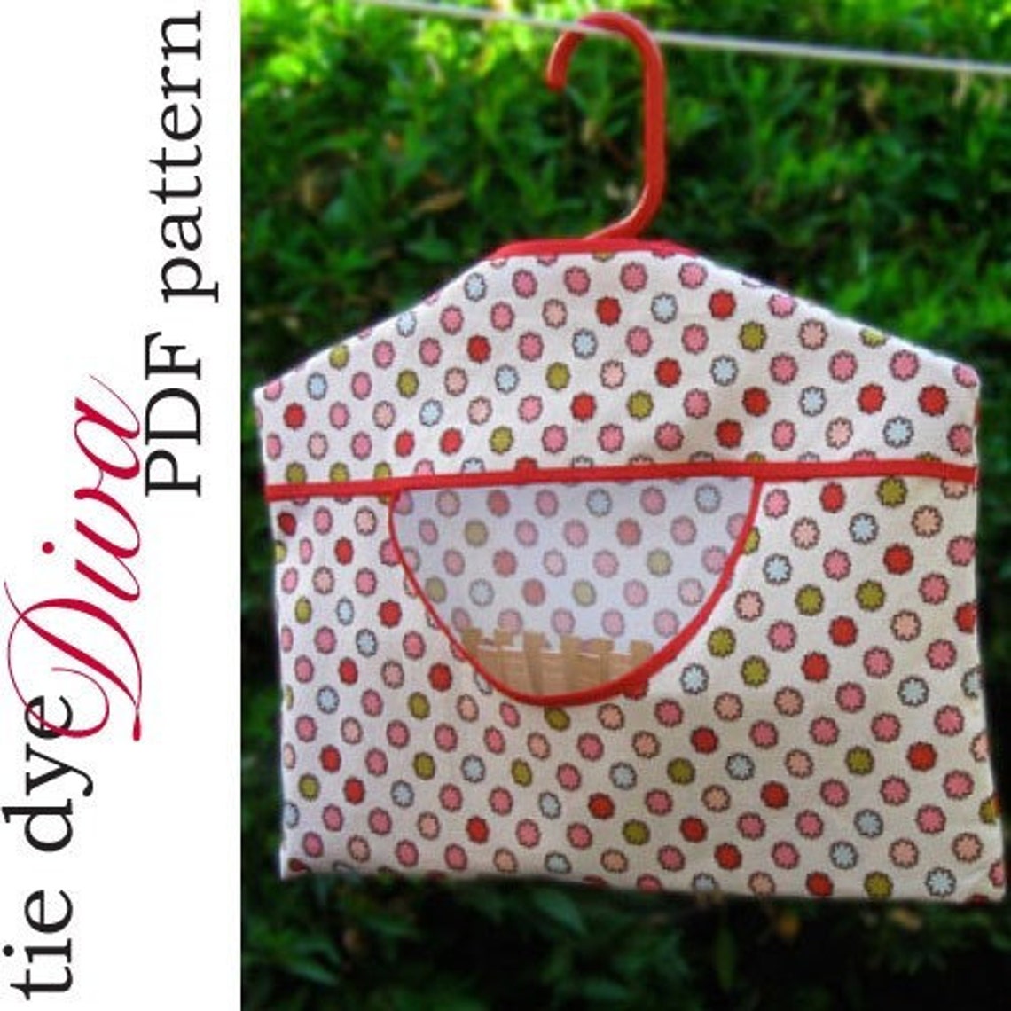 Clothespin Bag Sewing Pattern How to Sew a Clothes Pin Etsy