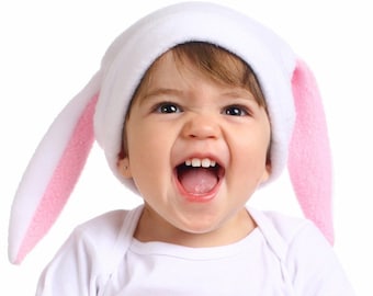 Animal Hat Pattern for Baby, Toddler, Children - Bunny Rabbit, Cat Ears, Bear, Horns, more - Halloween Costume Hat Pattern PDF - NB to 8 yrs