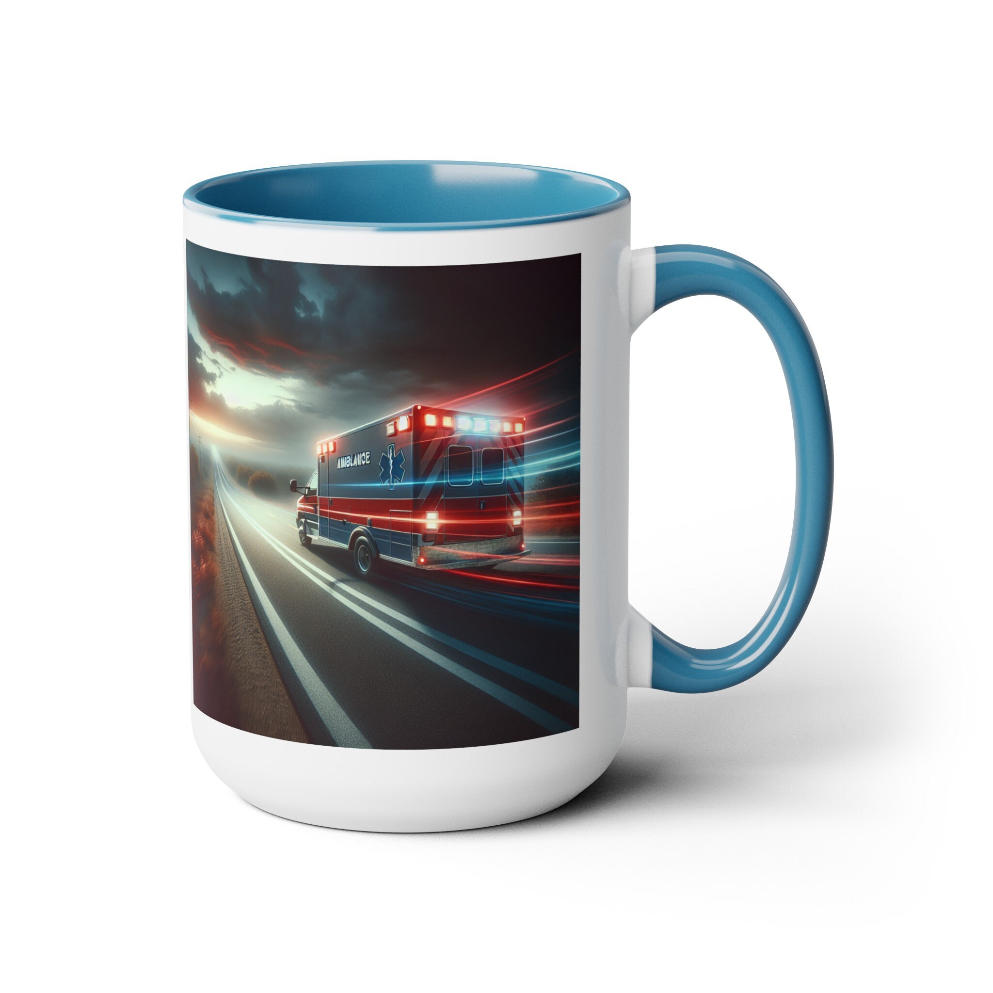 Ambulance Two-tone Coffee Mugs, 15oz - Etsy