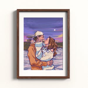 Digital Custom Couple Portrait；Cute Cartoon Anime Caricature；Best Friend Portrait；Custom Illustration；Custom Portrait for Him；Custom Art