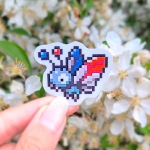 Vinyl Sticker - Magnefree - cute video game sticker - handmade - scrapbooking