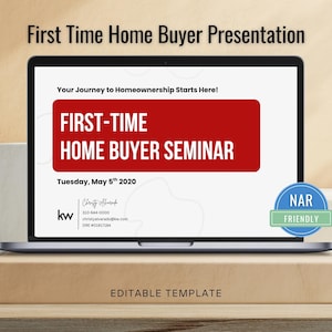 KW Home Buyer Seminar Presentation, First Time Home Buyer Workshop Presentation, Home Buyer Presentation for Home Buyers, Keller Williams