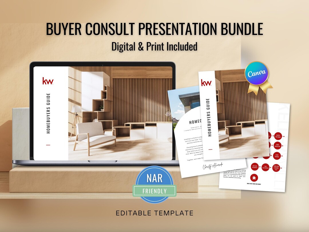 Real Estate Buyer Presentation Bundle: KW Buyer Guide (canva Template ...