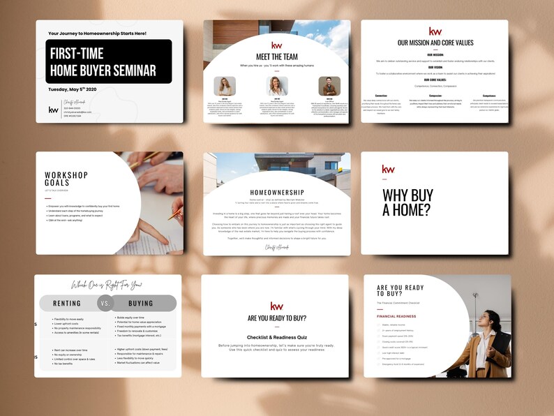 First Time Home Buyer Seminar Presentation: Real Estate Template (canva ...