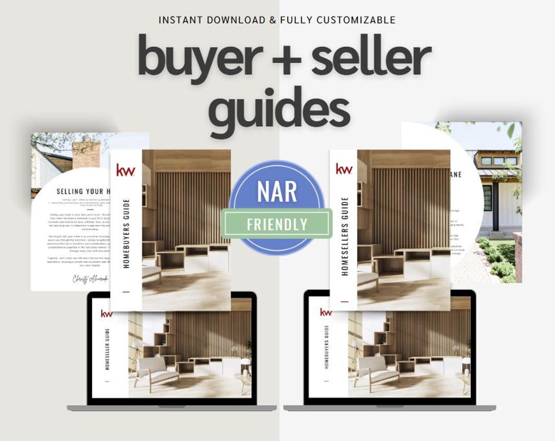 Real Estate Buyer & Seller Presentation Bundle: Canva Templates ...