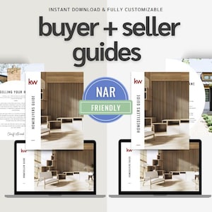 Real Estate Presentation Bundle| Listing Presentation Buyer Presentation | Home Seller | Home Buyer Guide Real Estate Marketing