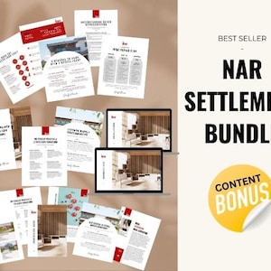 NAR Settlement Real Estate Agent Bundle | Listing Presentation Buyer Presentation |Home Seller | Home Buyer Guide Real Estate Marketing