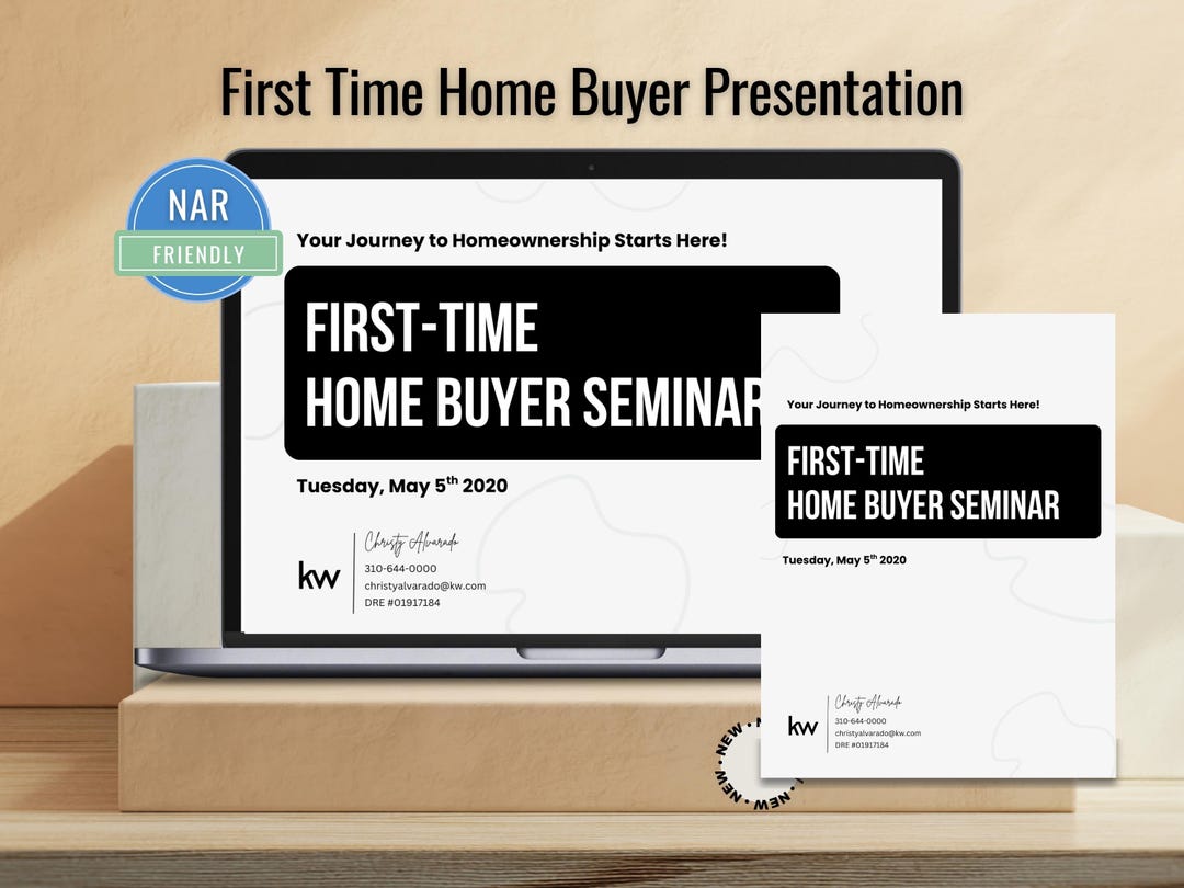 First Time Home Buyer Seminar Presentation: Real Estate Template (canva ...