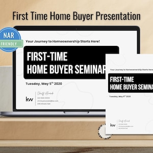 Home Buyer Seminar Presentation, First Time Home Buyer Workshop Presentation, Home Buyer Presentation for Home Buyers, Real Estate Template