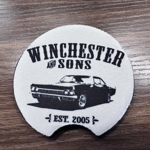 Winchester Brothers Neoprene Car Coasters