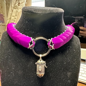 Violet Dragon Scale Choker