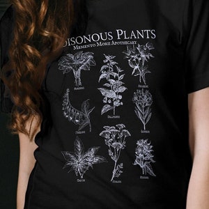 Poisonous Plants T-Shirt: Vintage Apothecary Dark Academia Tee